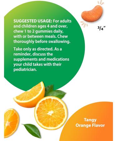 Rainbow Light Vitamin C Gummies with Vitamin E | 90 Count | Supports Immune & Antioxidant Health for Adults & Kids | Tangy Orange Flavor 90 Count (Pack of 1) - Buy Online on GoSupps.com