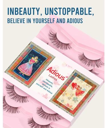 Natural Mink Lashes | Fluffy & Wispy Eyelashes for a Stunning Look | Adious Gaea Oceanus - Buy Online on GoSupps.com