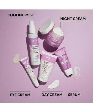 No7 Menopause Skincare Instant Cooling Mist - Daily Relief for Hot Flashes Moisturizing Facial Mist with Glycerine & Rosewater (100 ml - Buy Online on GoSupps.com