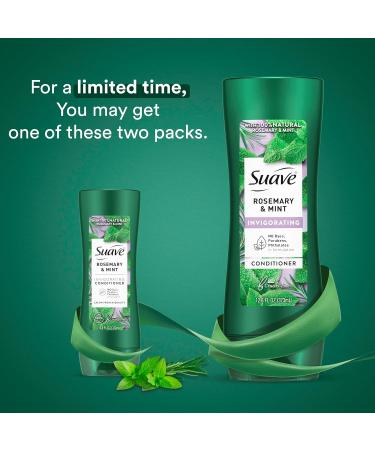 Suave Rosemary &amp; Mint Shampoo &amp; Conditioner Set - Hair Strengthening Invigorating Clarifying 12.6 Oz Each | International Shipping - Buy Online on GoSupps.com