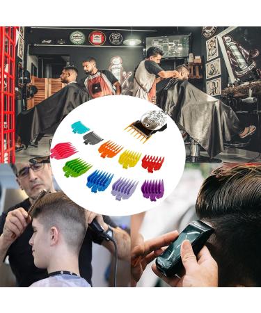 10pcs Wahl Professional Hair Clipper Guide Combs Replacement Guards - Assorted Colors - Buy Online on GoSupps.com