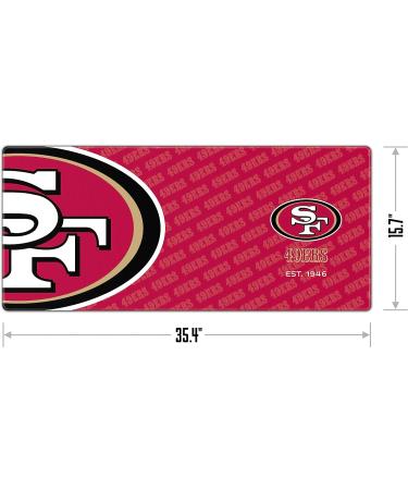 San Francisco 49ers NFL Logo Series Deskpad by YouTheFan - Buy Online on GoSupps.com
