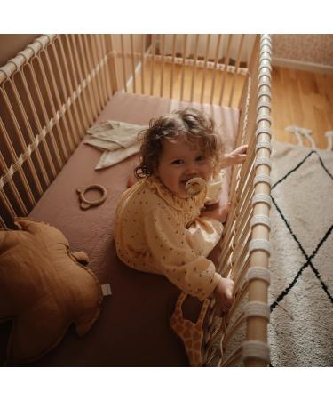 Mushie BPA-Free Silicone Bite Ring for Babies | Enhances Visual & Motor Skills | Safe Toddler Accessories | B r Design Natural Bear - Buy Online on GoSupps.com