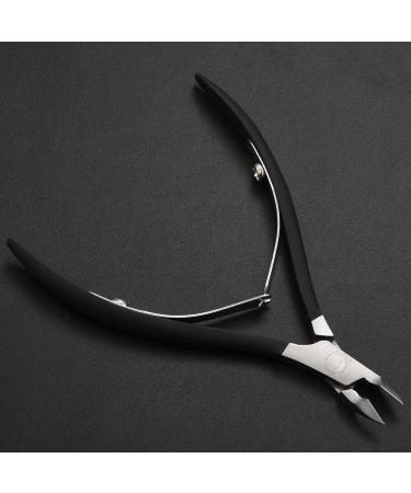 Nail Tweezer Cutter Nipper Clipper Remover Manicure Art Grooming Beauty Nail Pliers Black - Buy Online on GoSupps.com