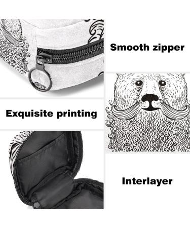 Sanitary Napkin & Menstrual Cup Storage Bag | Feminine Period Pads Holder for Girls & Women - Bear Design | Multicolored - Buy Online on GoSupps.com