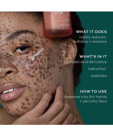 ITK Skincare 2-Part Face Serum Set for Brightening Skin Correcting Dark Spots + Reducing Fine Lines - Vitamin C AM Face Serum with Light Niacinamide + Clarifying Peptides PM Face Serum with Bakuchiol - Buy Online on GoSupps.com