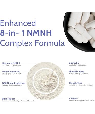 HEALGUT Liposomal NMNH Supplement for Women s Energy: NMN Alternative + Trans-Resveratrol + TMG | Boosts NAD+ Levels Cellular Regeneration & Radiant Skin - 60-Day Anti-Aging Formula 19 - Buy Online on GoSupps.com