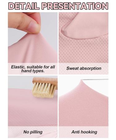 Kalolary Anti UV Gloves for Nail Lamp UPF50+ UV Protection Gloves for Manicure Nail Art Fingerless UV Shield Gloves for Women Girls Gel Manicures (Pink) - Buy Online on GoSupps.com