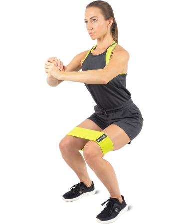 ProsourceFit Fabric Loop Resistance Bands Set | Anti-Slip Mini Workout Bands for Toning Legs Glutes & Booty - Black Grey Green | International Shipping Available - Buy Online on GoSupps.com