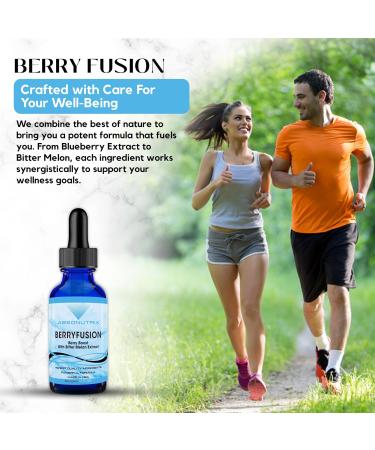 Absonutrix BerryFusion 390 mg 4 FL OZ Liquid 302 Servings Made in USA Plant-Based Ingredients Blueberry Extract Bitter Melon Gluten-Free Non-GMO - Buy Online on GoSupps.com