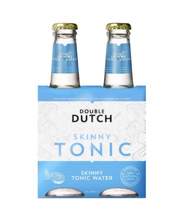 Double Dutch Eau tonique 200 ml, Skinny, Lot de 4