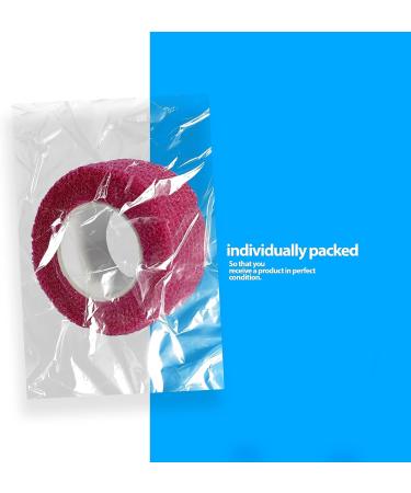 Buy Self Adhesive Bandage Wrap - Non-Woven Breathable & Water-Resistant Vet Wrap - 12 Multicolor Rolls 1 x 5 Yards for First Aid - Buy Online on GoSupps.com