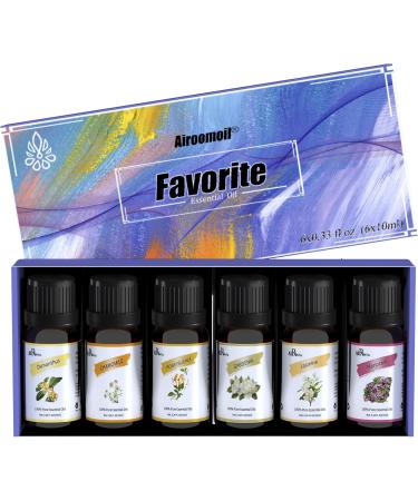 Floral Essential Oils Set (6x10 ml) - Aromatherapy Starter Kit for Diffusers & Candle Making - Osmanthus Honeysuckle Chamomile Jasmine Marjoram Gardenia - Buy Online on GoSupps.com