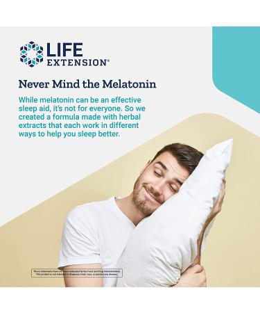 Life Extension Herbal Sleep PM - 30 Vegetarian Capsules for Restful Sleep - Buy Online on GoSupps.com
