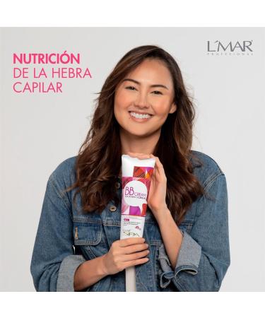 Shop L MAR BB Cream Hair Treatment - Anti-Aging Hydrating Frizz Control & Color Protection | Paraben & Salt Free - 8.8 oz - Buy Online on GoSupps.com