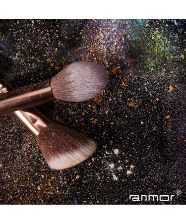 Anmor Premium Contour & Highlighter Brush Set - 2PCs Blush Bronzer Face Makeup Kit - Buy Online on GoSupps.com