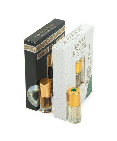 ihvan online Personal Fragrance Prayer Rug Fragrance Islamic Perfume Oil Rollerball for Men & Women Alcohol Free Sacred Scents for Worship Pack of 2-6mL / 0.20 Fl Oz Kaaba Cover Ravza Kaaba Cover - Ravza 0.1 Fl Oz (Pack of 2) - Buy Online on GoSupps.com