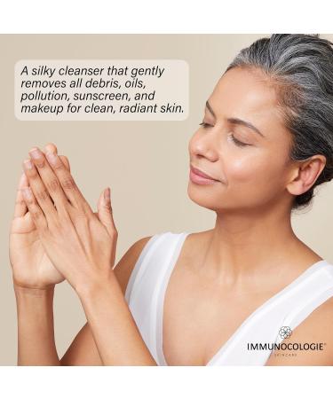 IMMUNOCOLOGIE Cleansing Lotion - Moisturizing Face Wash for All Skin Types with Montmorillonite Clay and Balanites Roxburghii Seed Oil to Remove Debris Oil and Makeup - 3.4 fl oz./100 ml - Buy Online on GoSupps.com