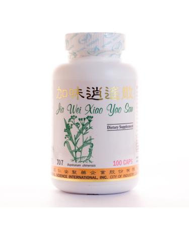 Liver Energy Plus Dietary Supplement 500mg 100 Capsules (Jia Wei Xiao Yao San Augmented Rambling Rambling Plus) J07 100% Natural Herbs TCM Formula