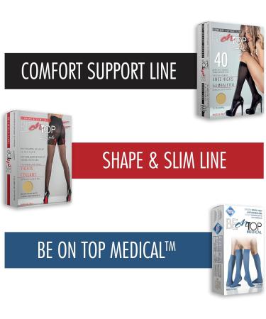 Beontop Medical Knee High Compression Socks 19 mmHg for Women & Men - Unisex Graded Compression Socks - Buy Online on GoSupps.com