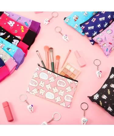 ZHEHAO 18-Part Funny Tooth Hygienist Gift Set - Cute Dentist Gifts Novelty Socks Travel Bag & Keychain | Perfect for Dental Care Enthusiasts - Buy Online on GoSupps.com