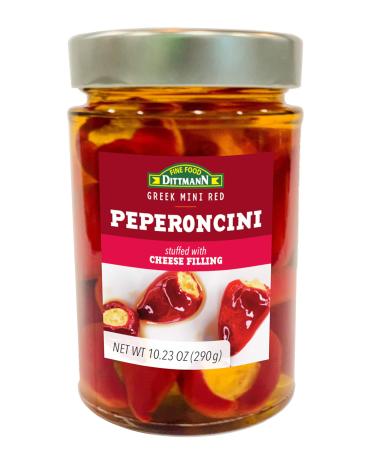 Greek Red Peperoncini Peppers Stuffed with Cream Cheese 10.23oz