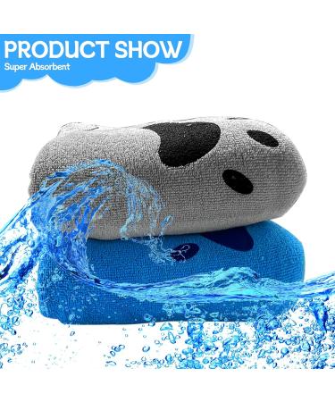 LLMSix Extra Absorbent Dog Towels - Large Microfiber Pet Towels for Small & Large Dogs/Cats (140x70cm) - Quick Drying & Soft - Buy Online on GoSupps.com