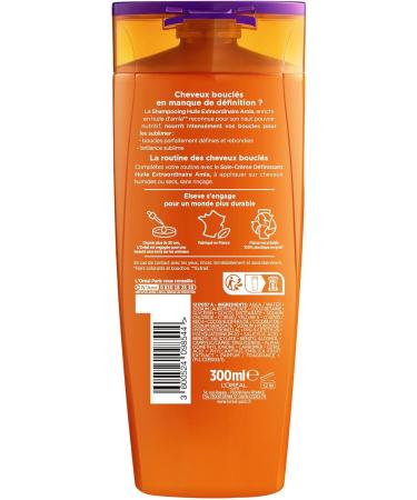 L'Or al Paris - Amla Shampoo for Curly and Very Dry Hair - Nourished Curls - Amla Oil - Elseve Huile Extraordinaire - 300 ml - Buy Online on GoSupps.com
