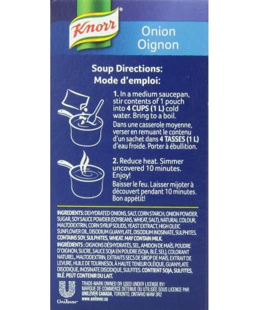Knorr Lipton Recipe Onion 4s Soup Mix (Less Salt) 16-Count - Buy Online on GoSupps.com