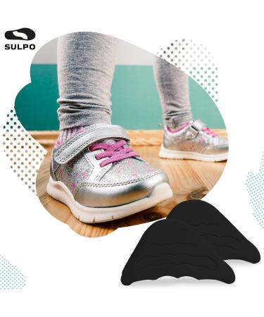Buy Sulpo 4 Pairs Shoe Fillers - EVA Foam Cushion Pads for Oversized Shoes - Black Sponge Heel & Toe Liner - Fits Most Shoe Sizes - Buy Online on GoSupps.com