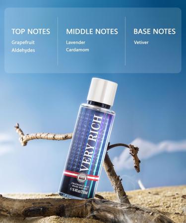 Hybrid & Company Very Rich Men Body Fragrance Spray Mist 250Ml Very Rich 8.4 Fl Oz (Pack of 1) - Buy Online on GoSupps.com