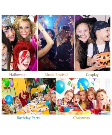 3 PCS Skin Glue for Glitter Tattoos 8ml | Water-Soluble Glitter Tattoo Adhesive for Halloween, Carnival, Theme Parties & Make-up Artists - Buy Online on GoSupps.com