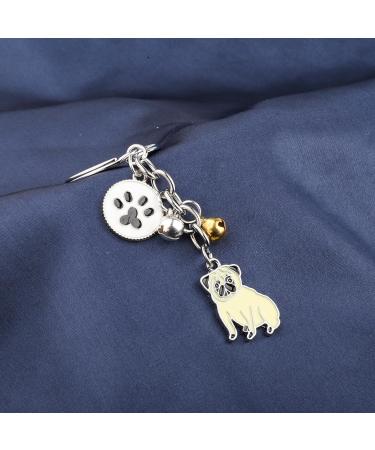 ENSIANTH Dog Keychain - Perfect Gift for Dog Lovers & Owners | Puppy Paw Print Keyring for Moms & Dads - Buy Online on GoSupps.com