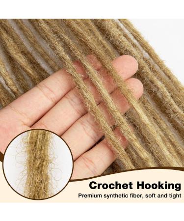 Noverlife 60cm Ombre Fluffy Handmade Dreadlocks - Long Double Ended Extensions | Thin 0.6cm Synthetic Locs for Reggae & Hip-Hop Style - Buy Online on GoSupps.com