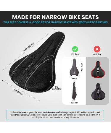 X WING Gel Bike Seat Cover for Men & Women - Padded Cushion for Stationary & Exercise Bikes - Buy Online on GoSupps.com