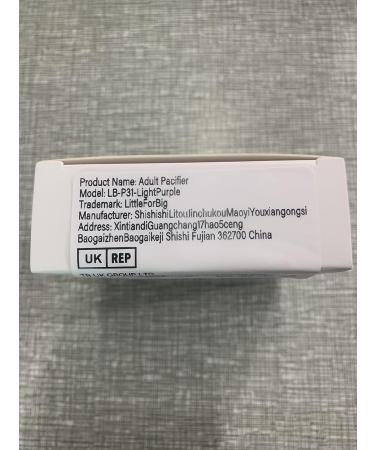 Buy LittleForBig Large Teat Shield Pacifier Gen 1 - Adult Size Light Purple | International Shipping Available - Buy Online on GoSupps.com