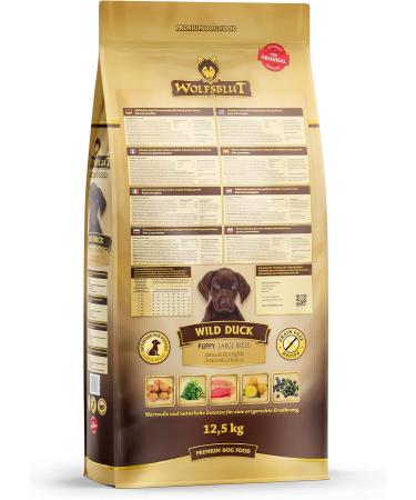 WOLFSBLUT Large Breed Puppy Wild Duck 12 5 kg - Buy Online on GoSupps.com