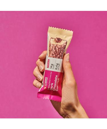 MaxiNutrition Creamy Core Protein Bar - High Protein Snack - Dark Chocolate Coconut - 14g Protein - Low Sugar - Fat-Free - 12 Bars - Buy Online on GoSupps.com