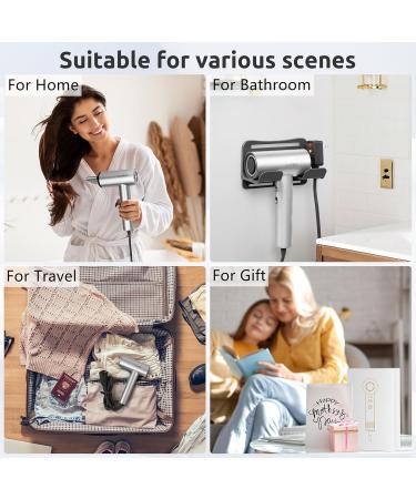 High-Speed Hair Dryer 110 000 RPM - 1300W Ionic Blow Dryer with 2 Nozzles Low Noise & Multiple Settings - Shop Internationally - Buy Online on GoSupps.com