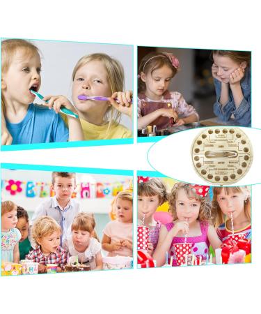 Eco-Friendly Wooden Tooth Box for Baby Teeth | Perfect Milk Tooth Souvenir & Storage Gift for Boys & Girls - Buy Online on GoSupps.com
