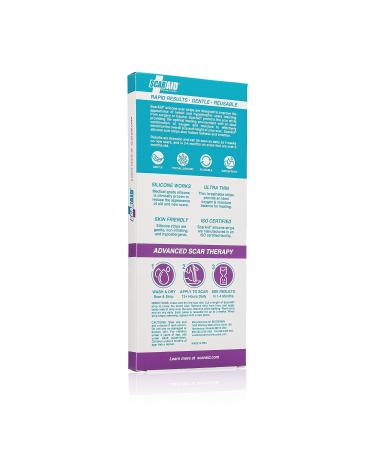 SiliBest Scar Strips: C Section & Tummy Tuck Recovery - 4 Pack 5.7x1.57 - Superior to Cream for Surgical Scars - Buy Online on GoSupps.com