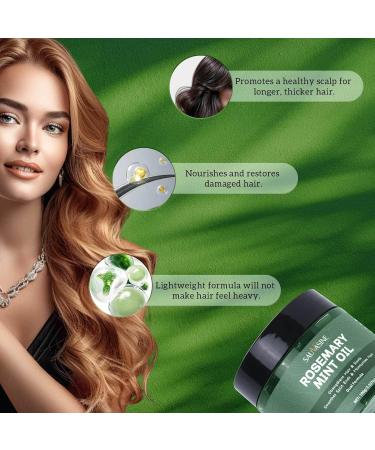 Rosemary Mint Oil for Hair Rosemary Hair Treatment Oil Deep Conditioner Strengthens and Nourishes Dry Damaged and Frizzy Hair Conditions Ends - Buy Online on GoSupps.com