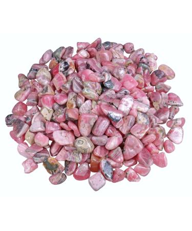 Rhodochrosite mini tumbled stones | Gemstone chips 100 grams | 10-18 mm diameter | Lebensquelle Plus