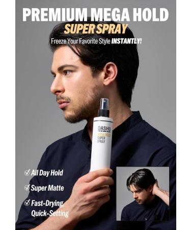 DASHU Hairspray Mega Hold Super Hair Spray Extra Detangler Long-Lasting Weather-Resistant Frizz Ease Korean Hair Care 8.45fl oz (Two Bundle) Light Citrus 8.45 Ounce (Pack of 2) - Buy Online on GoSupps.com