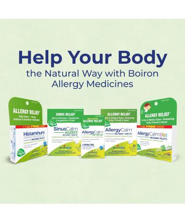 Boiron AllergyCalm Tabs - 100 Count for Relief from Allergy and Hay Fever Symptoms of Sneezing Runny Nose and Itchy Eyes or Throat - Allergy Calm Meltaway Tablets - Buy Online on GoSupps.com