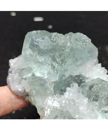 Natural Crystal Rough 331.5gNatural Green Fluorite and Crystal Cluster specimens heal Aura Crystal raw Stone Home Decoration - Buy Online on GoSupps.com