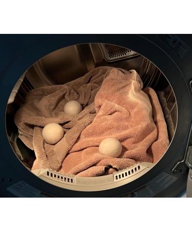 Shop All-Natural Wool Dryer Balls - Eco-Friendly Laundry Fabric Softener Alternative (6 Balls - Buy Online on GoSupps.com