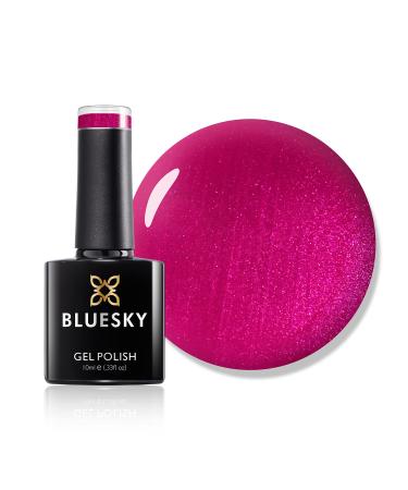 Bluesky Gel Nail Polish Hot Chillis 80507 Bright Red Rose Long Lasting Chip Resistant 10 ml (Requires Drying Under UV LED Lamp)
