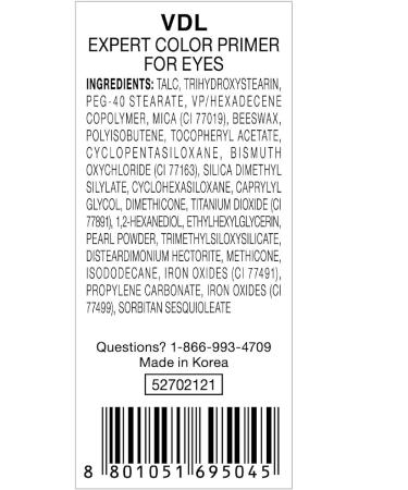 VDL Expert Color Primer for Eyes - Long-Lasting Makeup Base | International Shipping Available - Buy Online on GoSupps.com