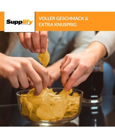 Supplify Protein Chips - Sour Cream & Onion - Healthy Protein Snack for Weight Loss & Muscle Building (12x50g Pack) - Buy Online on GoSupps.com